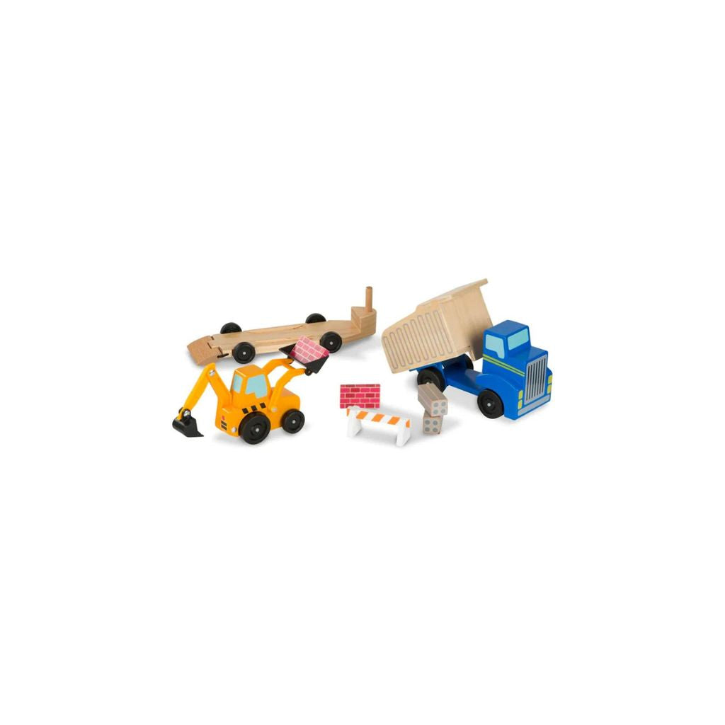 Melissa & Doug Classic Toy Dump Truck & Loader