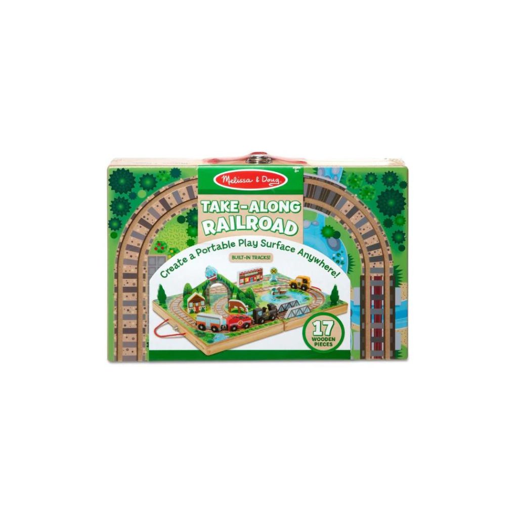 Melissa & Doug Take-Along Railroad 3 years+