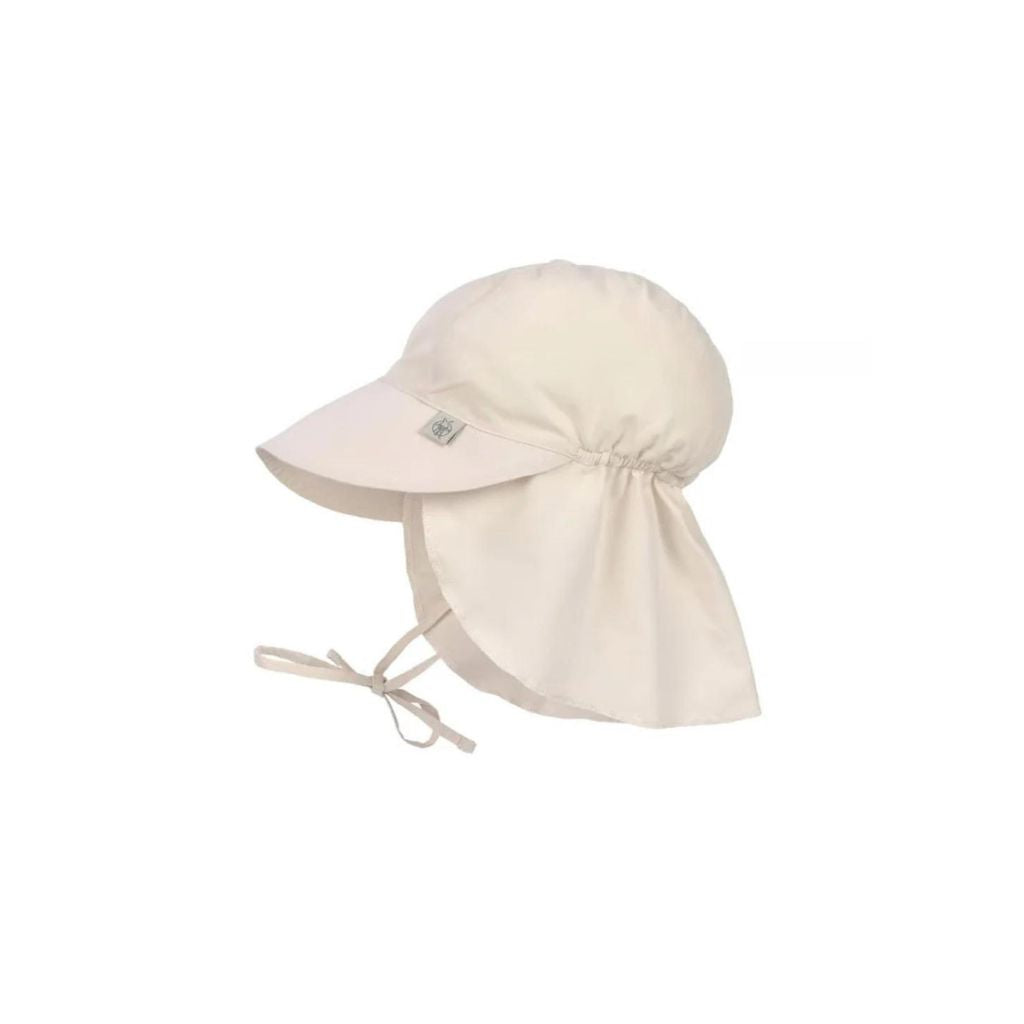 Lassig Sun Protection Flap Hat, Milky