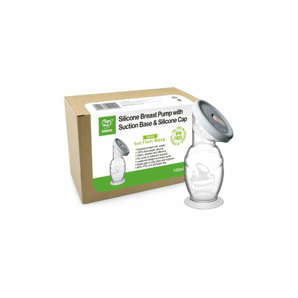 Haakaa Gift Set: 100ml Breast Pump & Silicone Cap