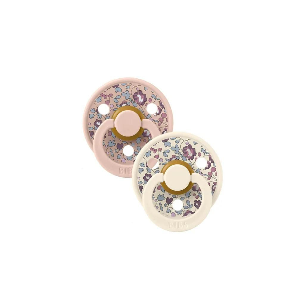 BIBS x LIBERTY  Natural Rubber Latex Pacifier Twin Pack - Eloise