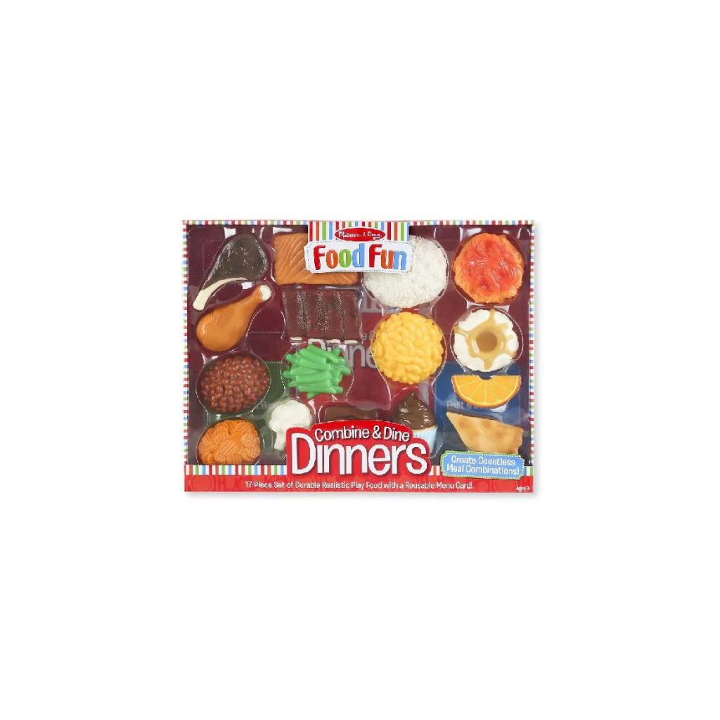 Melissa & Doug Combine and Dine Dinners - 17-piece set 3 years+