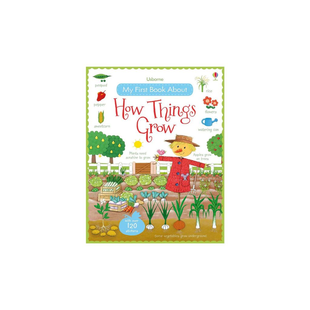 Usborne - My First Book About How Things Grow Sticker Book