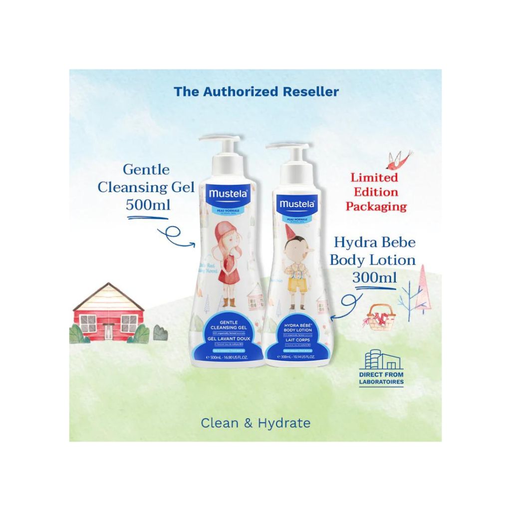 Mustela Fairy Tale Gentle Cleansing Gel & Body Lotion Bundle