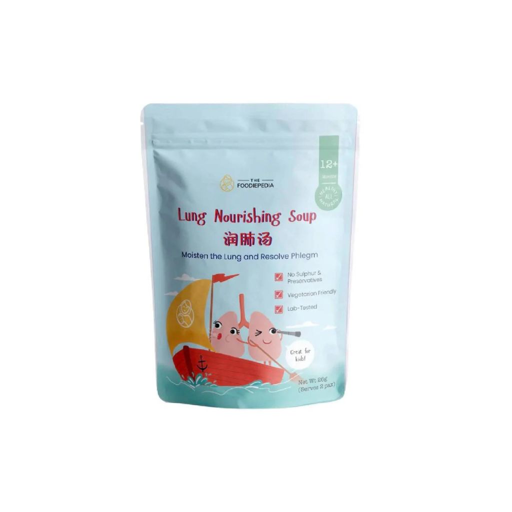 The Foodiepedia Kid's TCM Herbal Soup - Lung Nourishing Soup