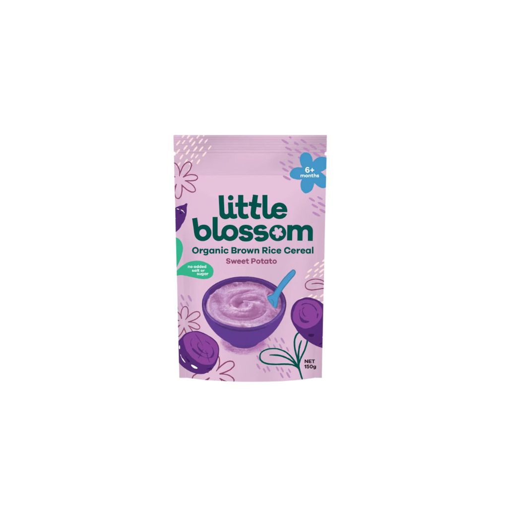 Little Blossom Organic Brown Rice Cereal | Sweet Potato