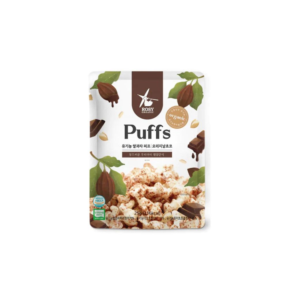 Rosy Organic Rice Puffs - Choco 25g