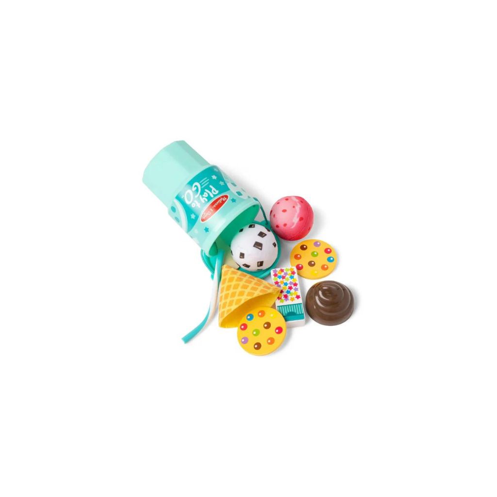 Melissa & Doug Play to Go Ice Cream Play Set