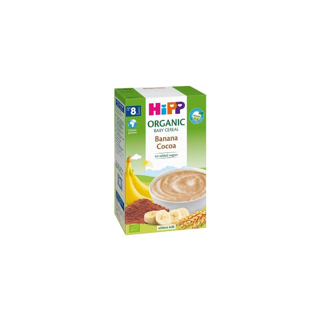 HiPP Organic Baby Cereal Pap Banana Cocoa 200g