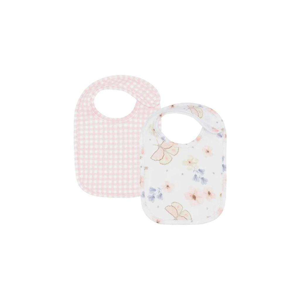 Living Textiles 2pk Bib Set