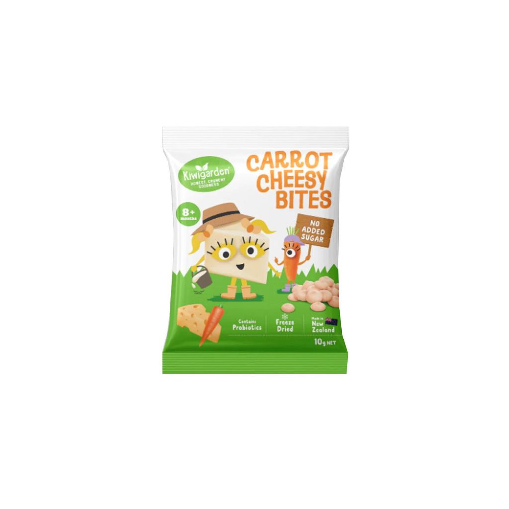 KiwiGarden Carrot Cheese bites - No added sugar 10g