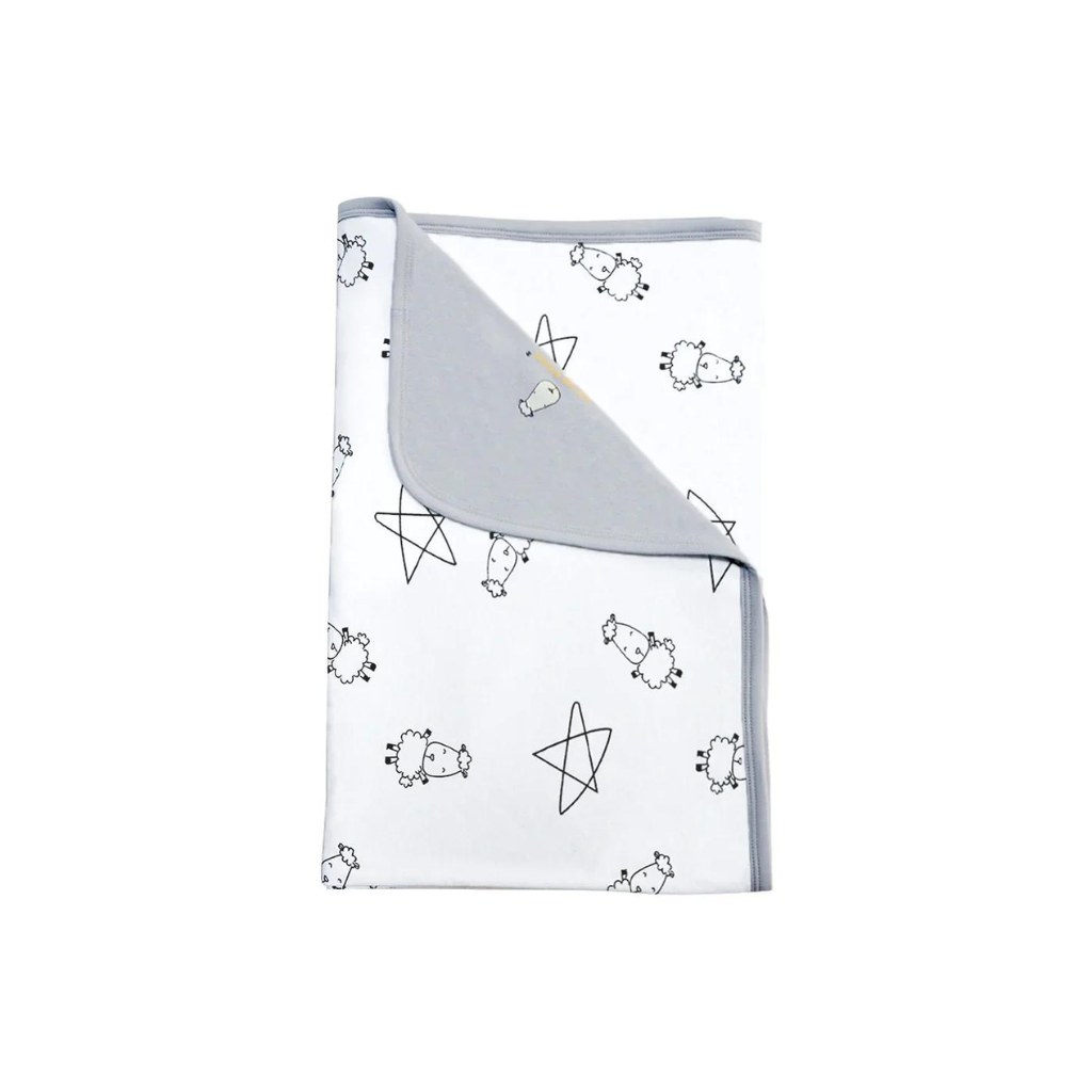 Baa Baa Sheepz Double Layer Blanket Cute Big Star & Sheepz - White (Kids)