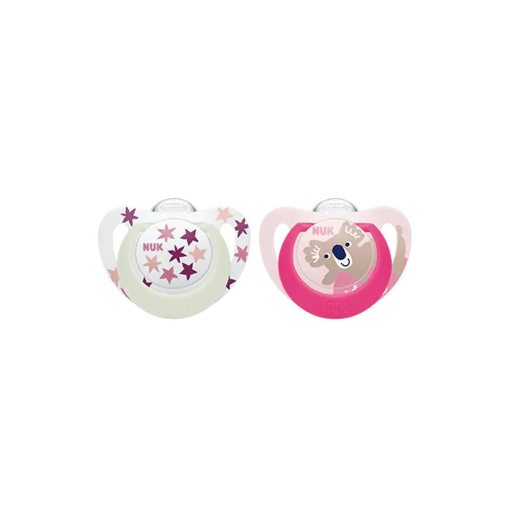 NUK Star Day & Night Silicone Soother