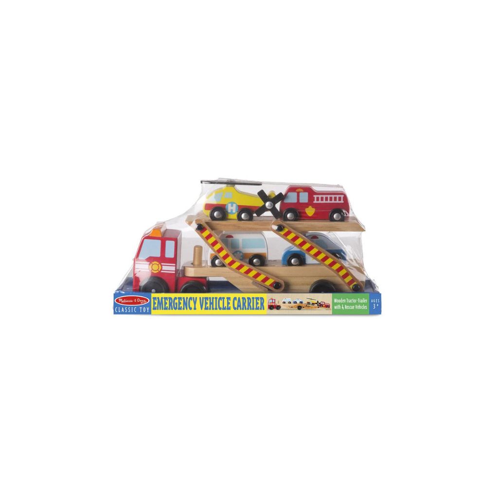 Melissa & Doug Emergency Vehicle Carrier