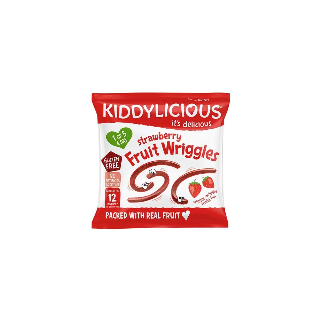 Kiddylicious Fruit Wriggles Strawberry