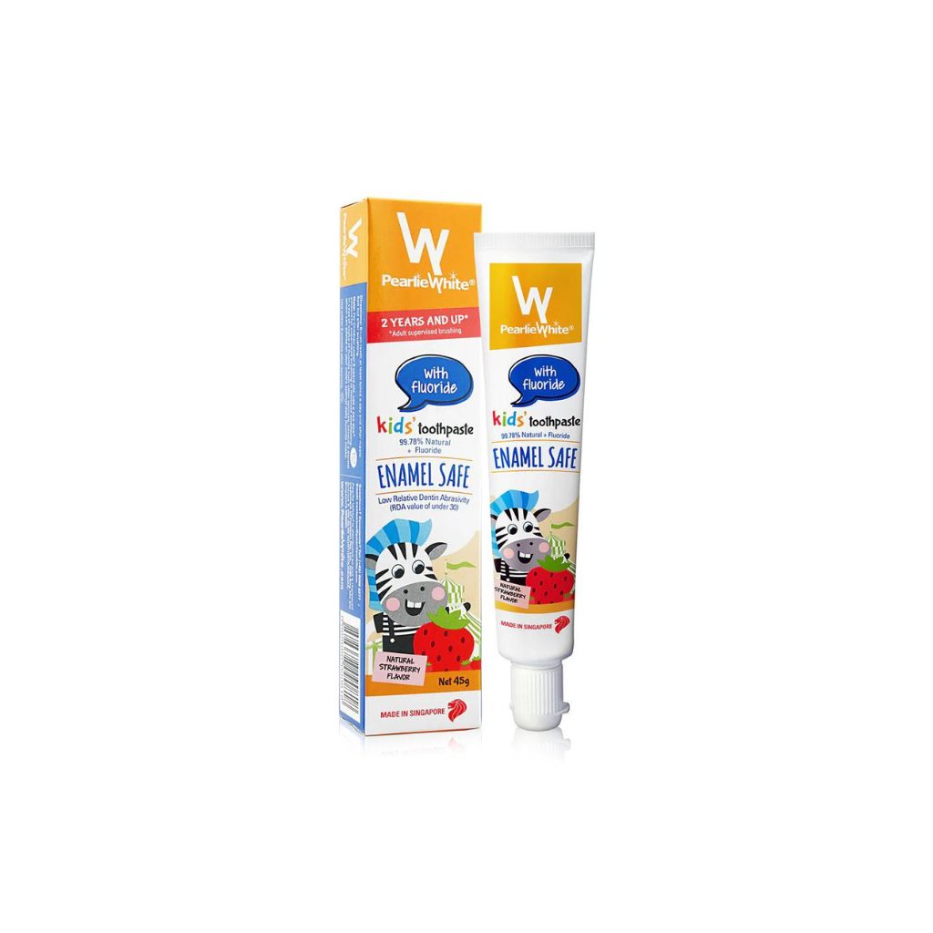 Pearlie White Enamel Safe Kids' Fluoride Toothpaste