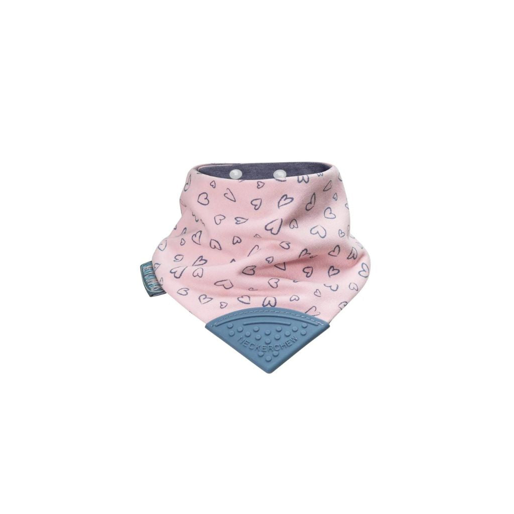 Cheeky Chompers Made With Love Neckerchew - Teething Dribble Bib