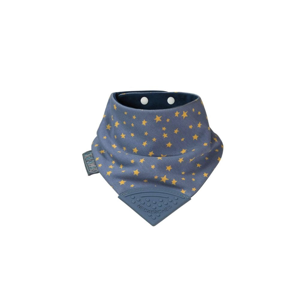 Cheeky Chompers Midnight Stars Neckerchew - Teething Dribble Bib