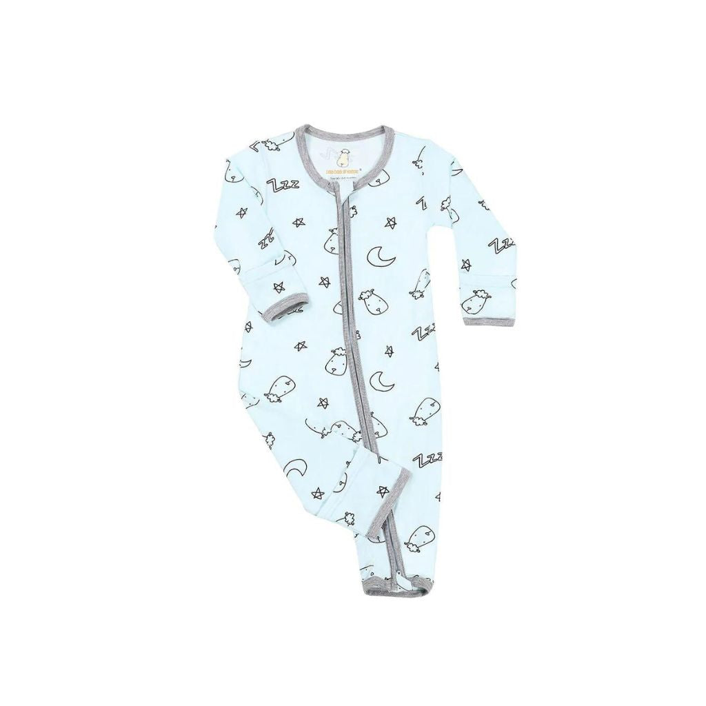 Baa Baa Sheepz Romper Zip Sweet Dreams Baa Baa - Blue