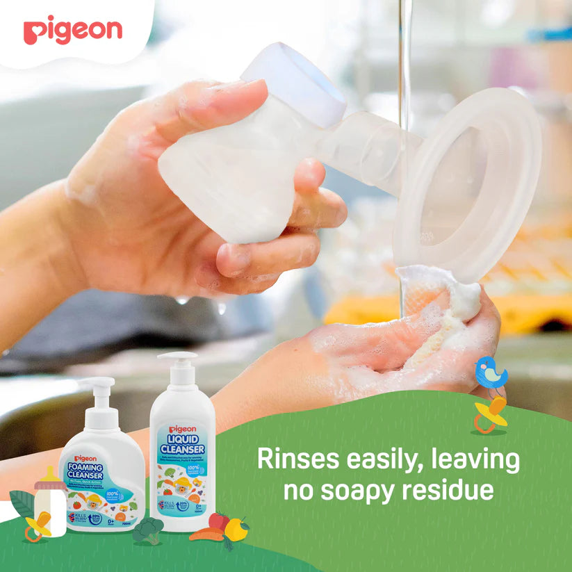 Pigeon Liquid Cleanser Bundle [700ml (Foam) + 650ml (Refill)]
