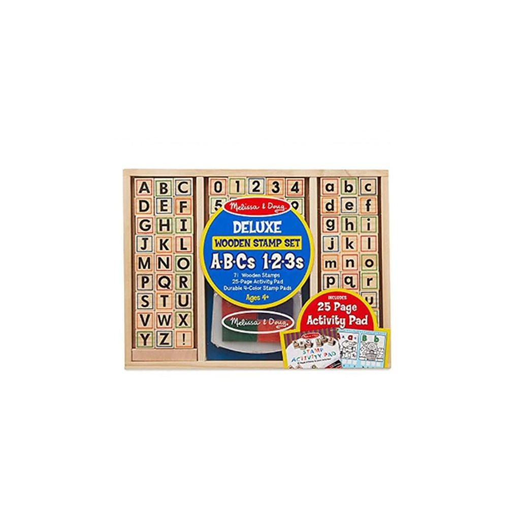 Melissa & Doug Wooden Stamp Set - ABCs Activity