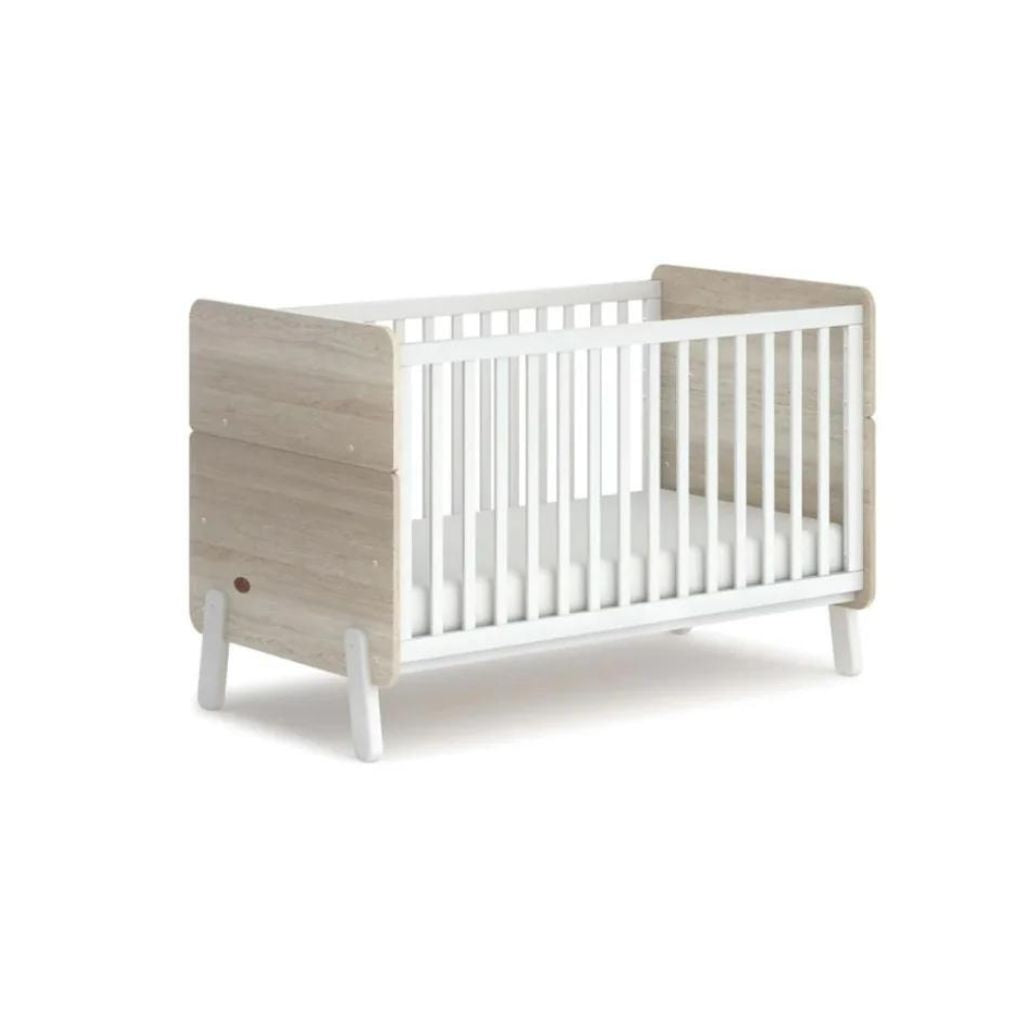 Boori Natty Cot Bed - Barley White and Oak