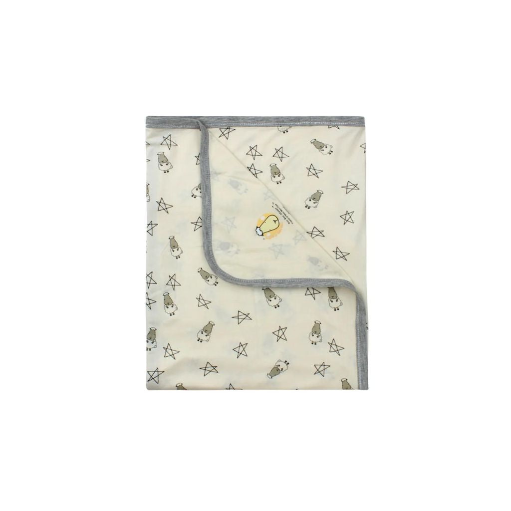 Baa Baa Sheepz Single Layer Blanket Small Star & Sheepz