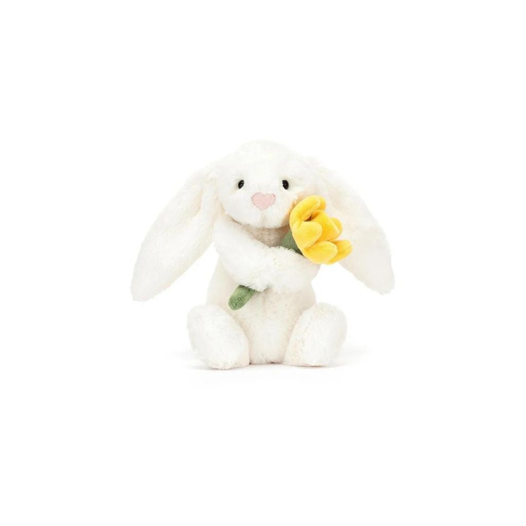 Jellycat Bashful Bunny With Daffodil