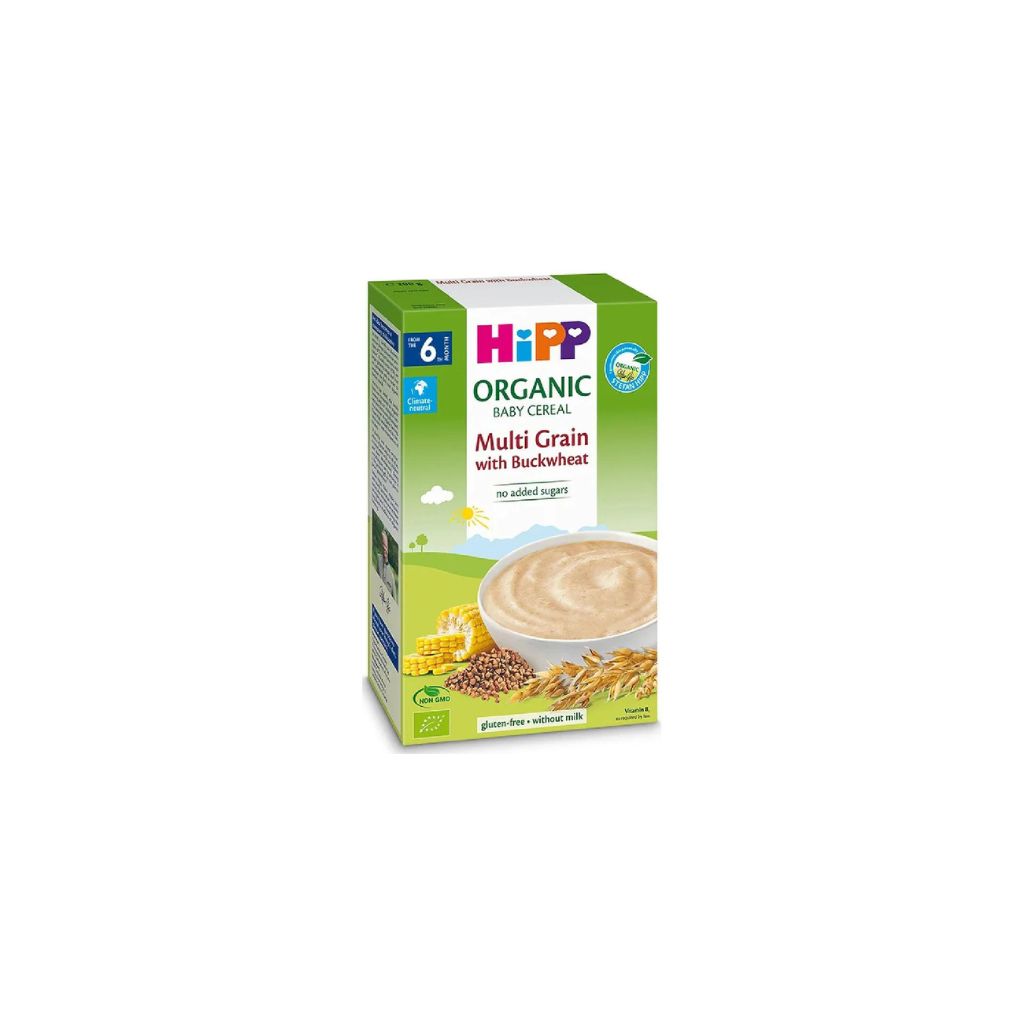 HiPP Organic Cereal Pap Multi Grain with Buckwheat