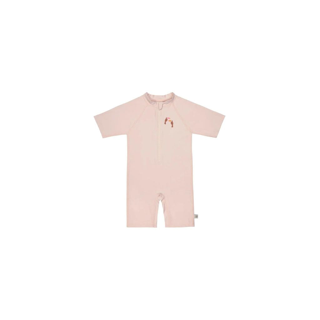 Lassig Girls Short Sleeve Sunsuit - Toucan, Pink