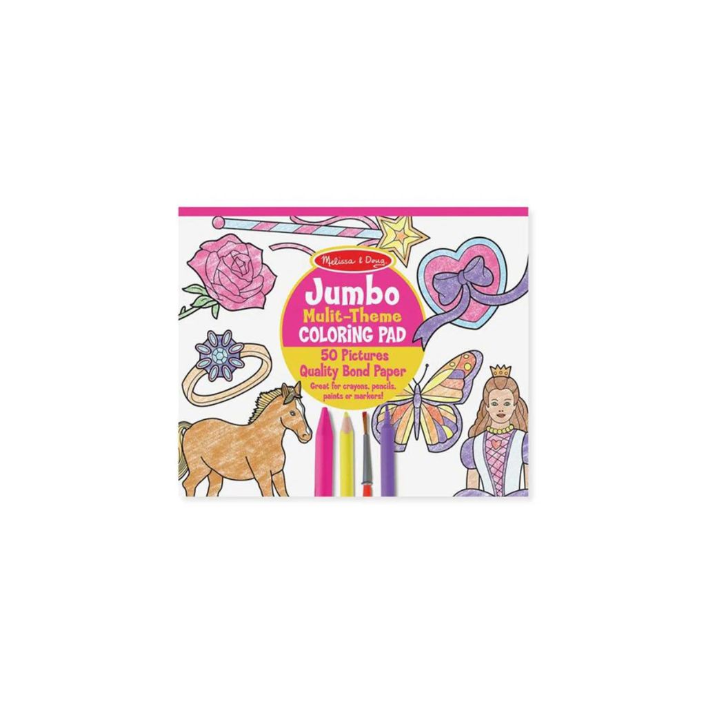 Melissa & Doug Jumbo Coloring Pad Pink