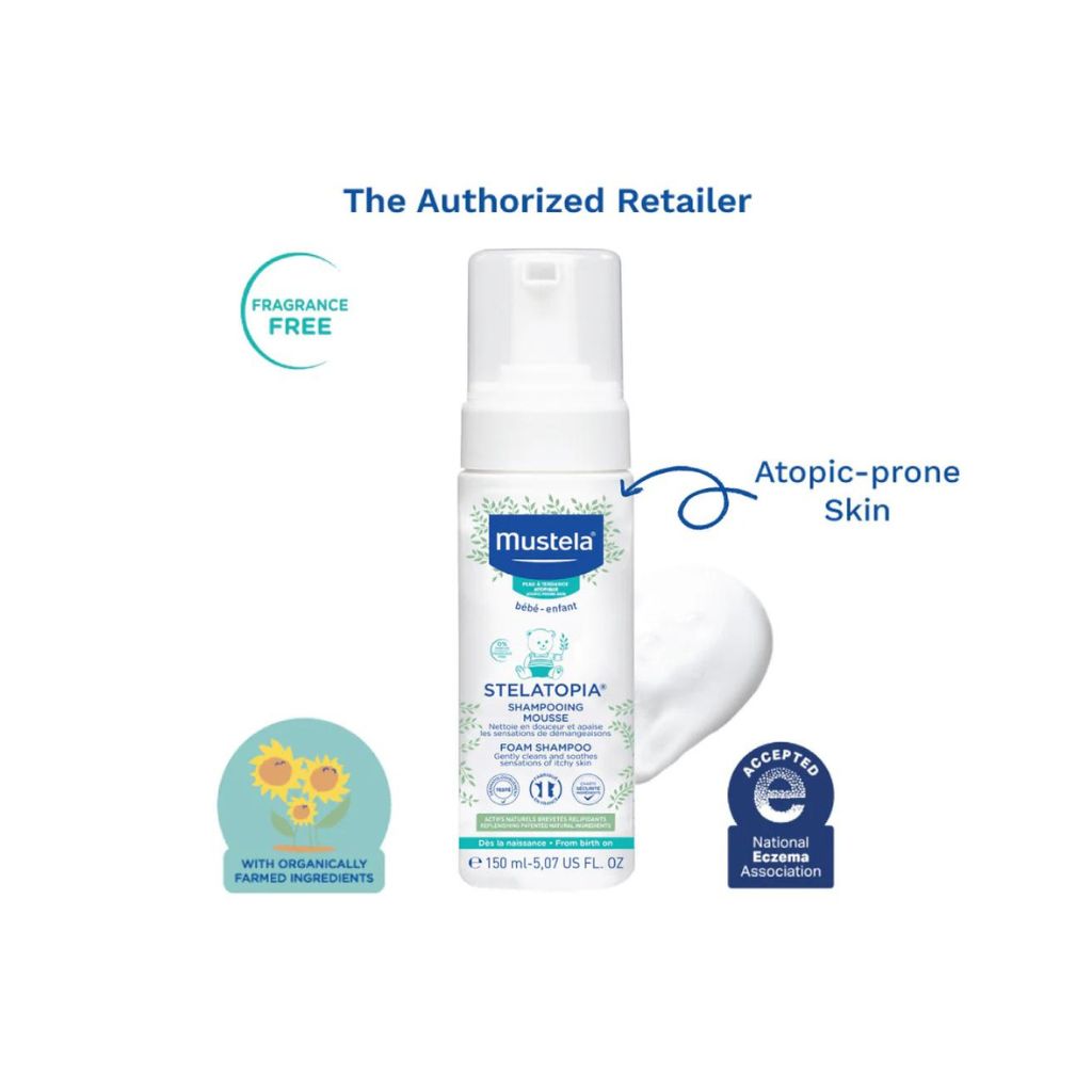 Mustela Stelatopia Foam Shampoo