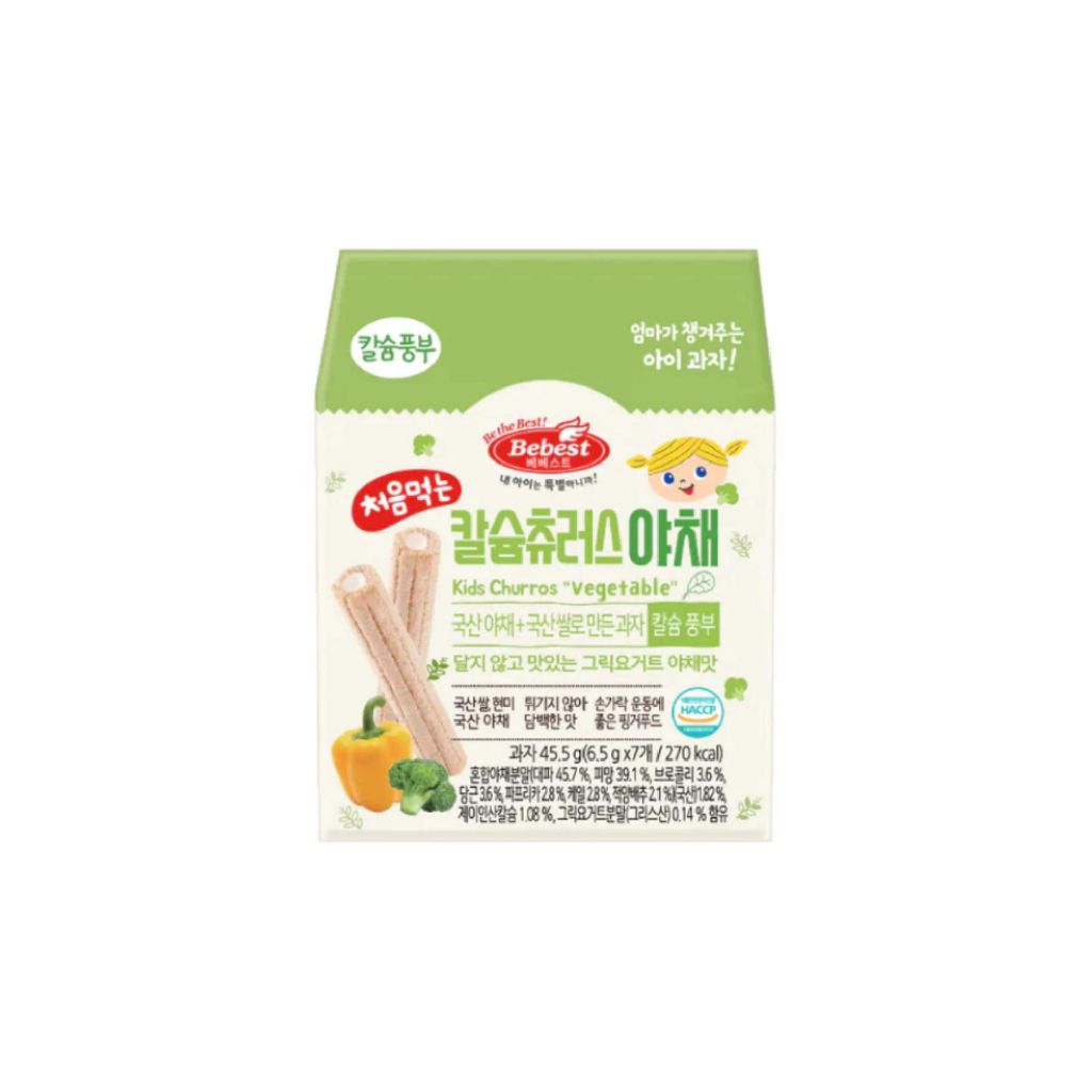 Bebest Kids Calcium Churros - Vegetable