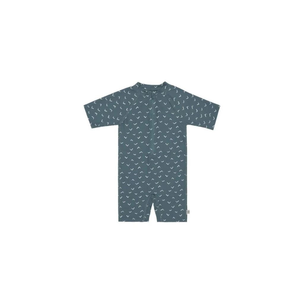 Lassig Short Sleeve Sunsuit - Jags Blue