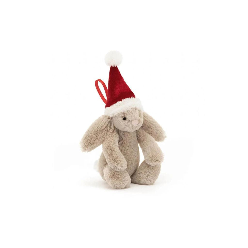 Jellycat Bashful Christmas Bunny Decoration