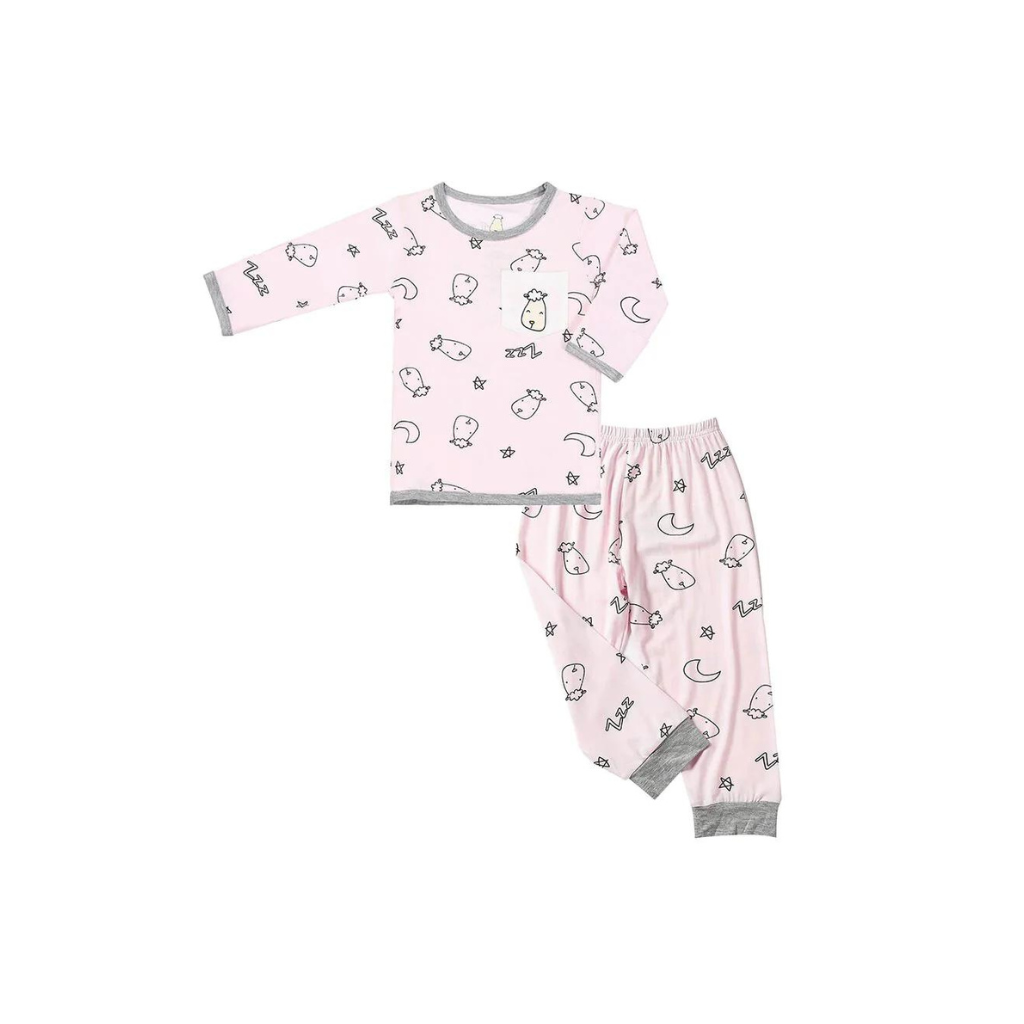 Baa Baa Sheepz Pyjamas Set Sweet Dreams Baa Baa - Pink