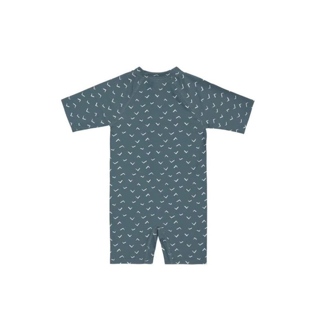 Lassig Short Sleeve Sunsuit - Jags Blue