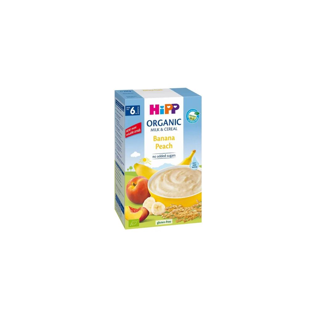 HiPP Organic Milk Pap Banana Peach 250g