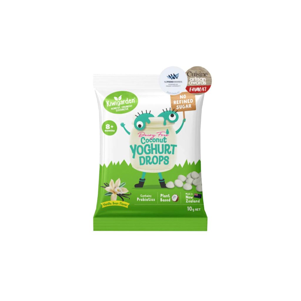 KiwiGarden Vanilla Coconut yoghurt drops (Dairy Free) 10g