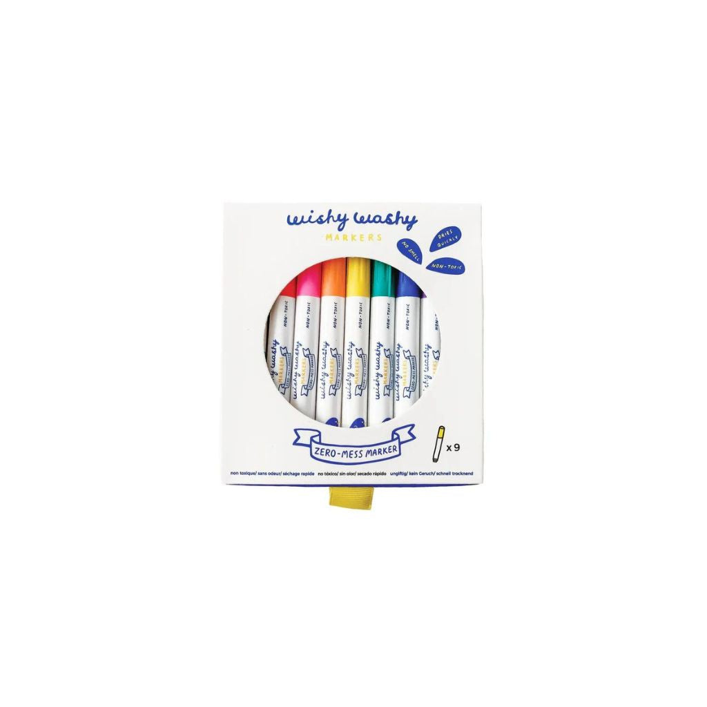 Jaq Jaq Bird Wishy Washy Markers 9pk