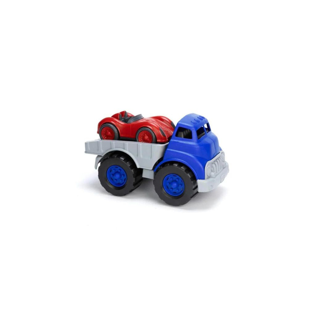 Green Toys Flatbed Truck with Race Car