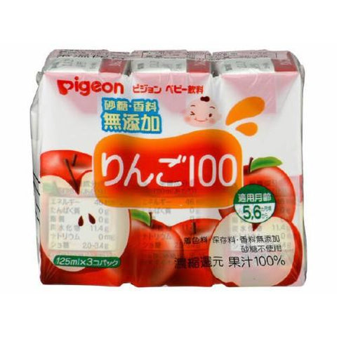 Pigeon Baby Juice Apple 125ml x 3