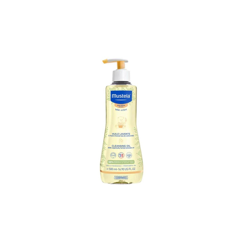 Mustela Cleansing Oil for Dry Skin - 500ml