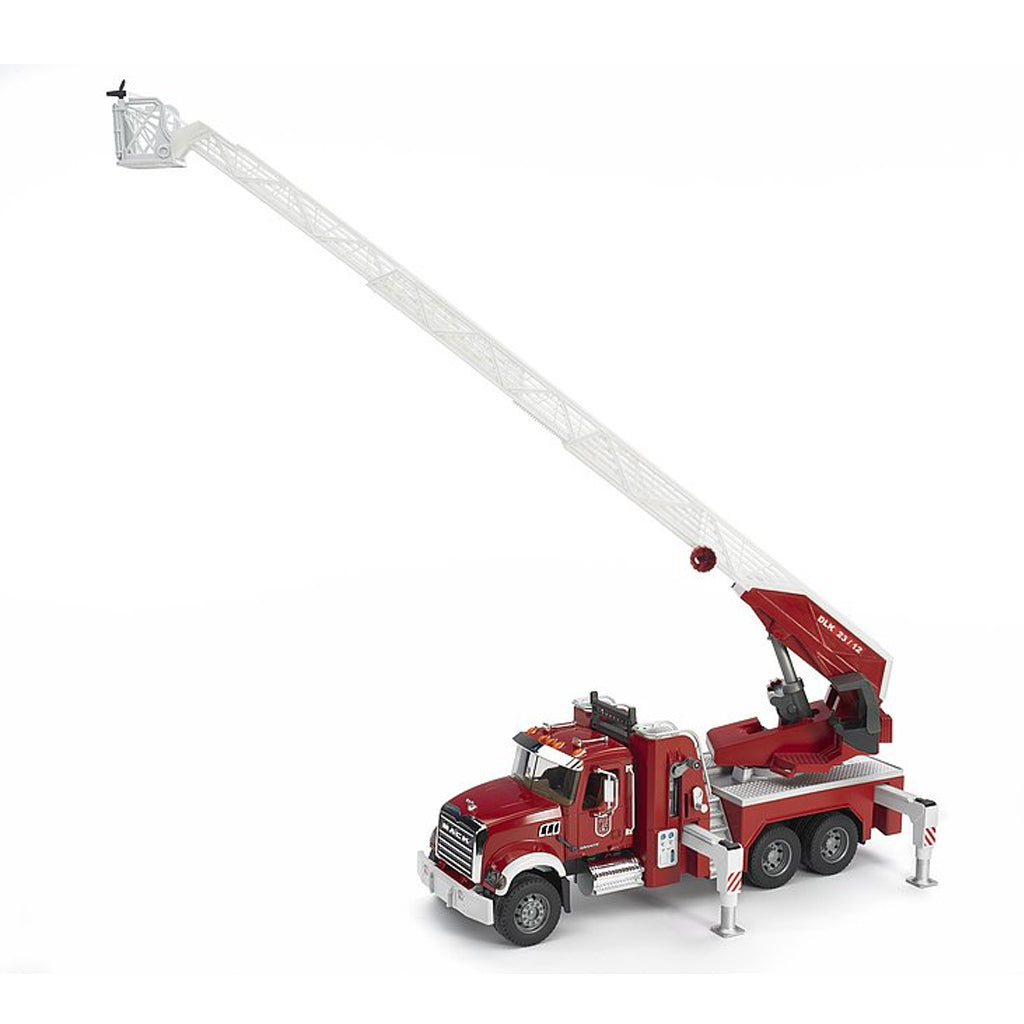 Bruder MACK Granite fire engine with water pump