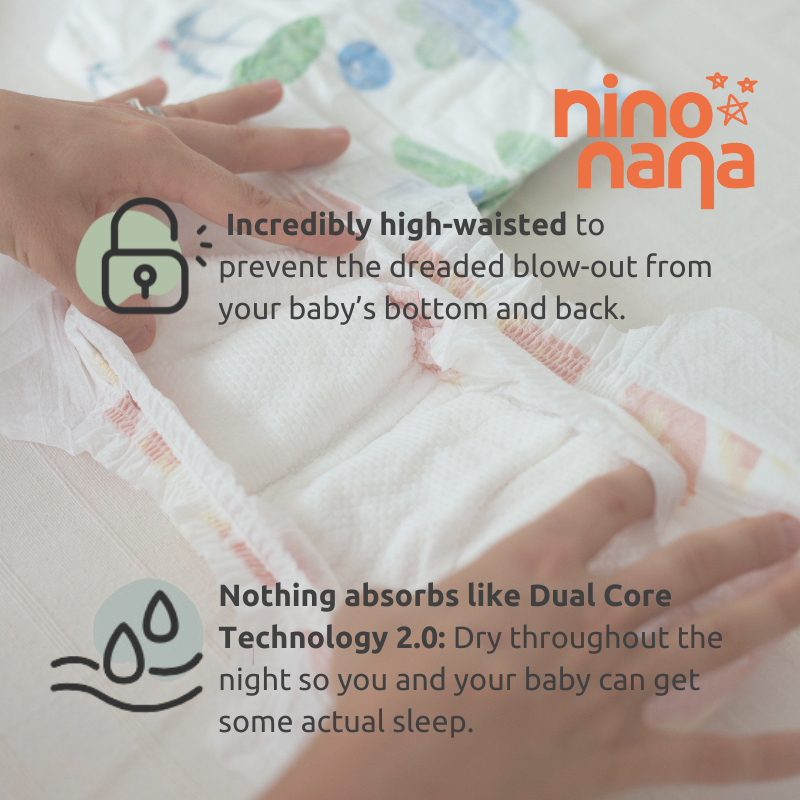 Nino Nana Tape Diapers (New)