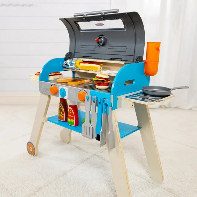 Melissa & Doug Deluxe Grill & Pizza Oven Play Set