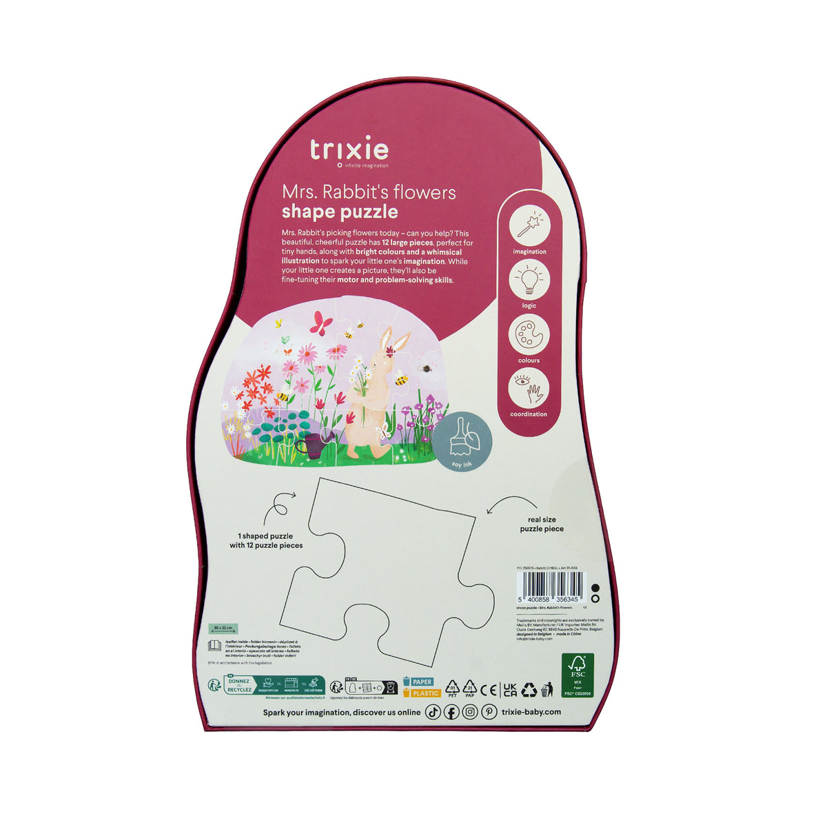 Trixie Shape Puzzle (Assorted)