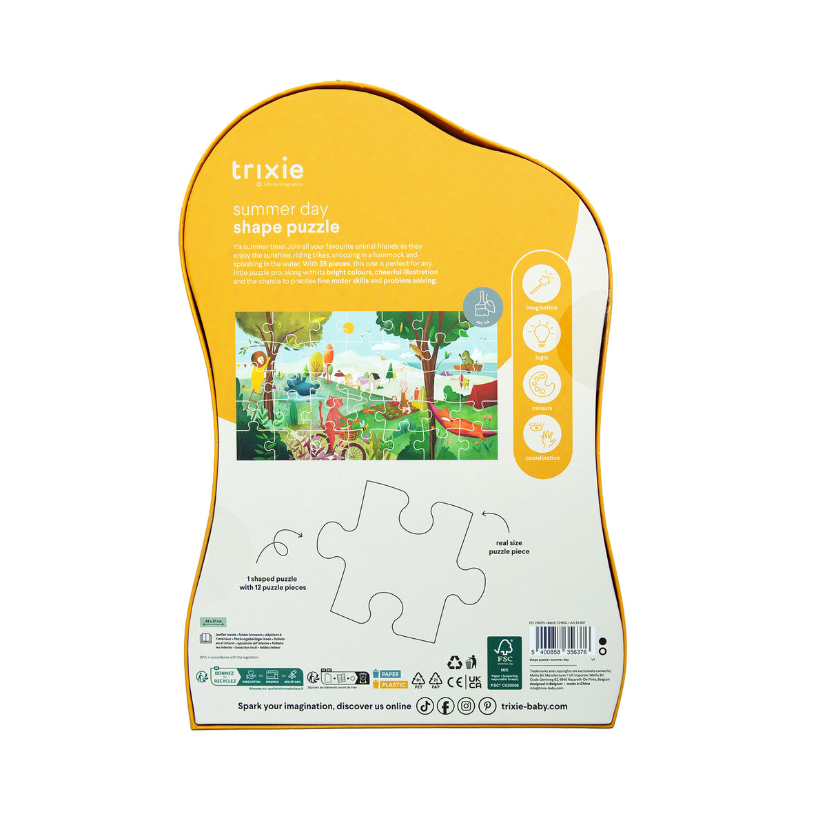 Trixie Shape Puzzle (Assorted)