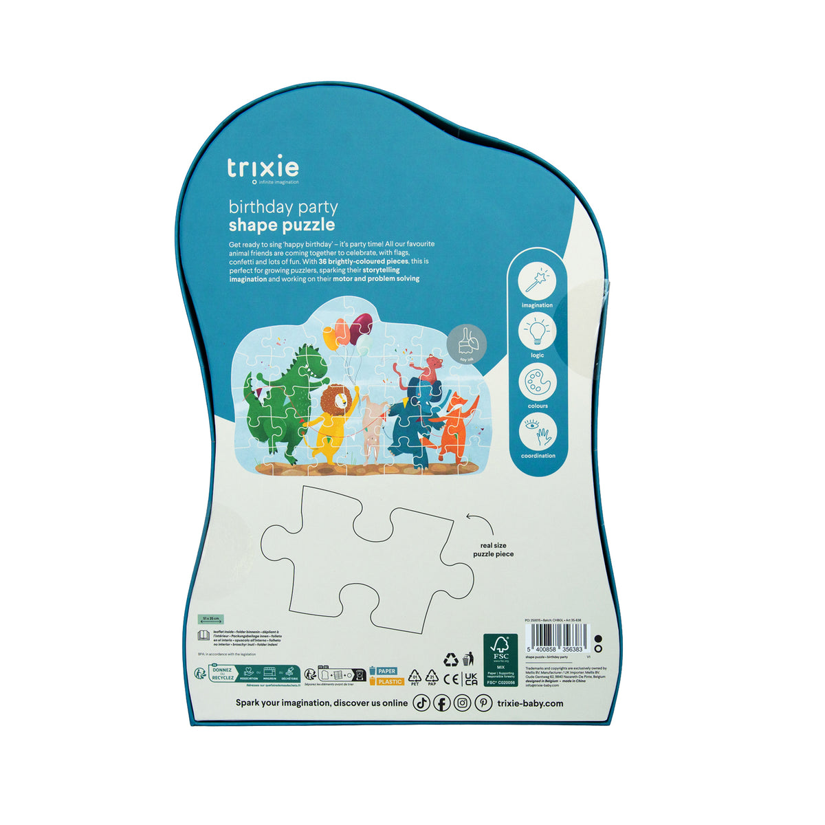 Trixie Shape Puzzle (Assorted)