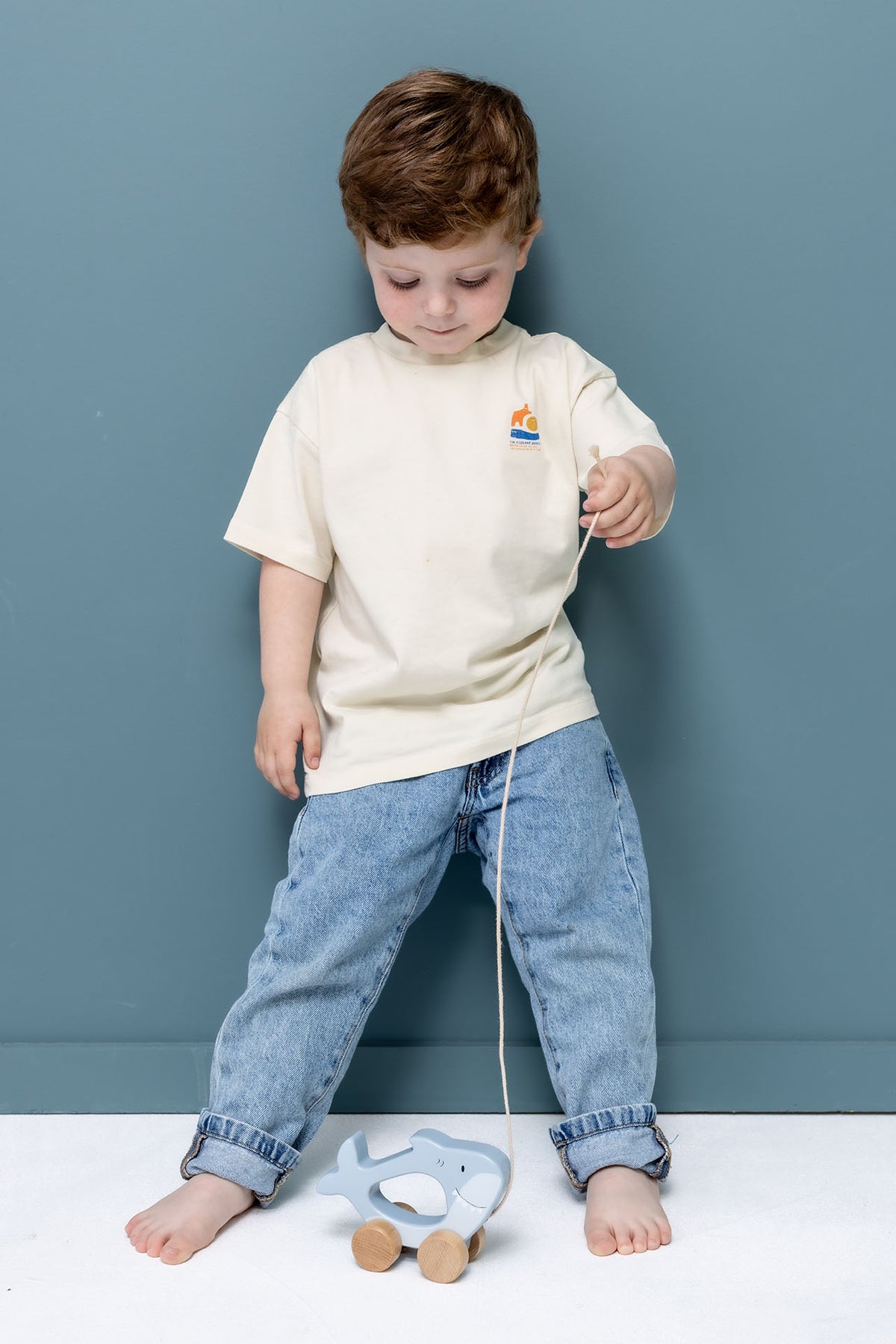 Trixie Wooden Pull Along Toy (Mr Shark)